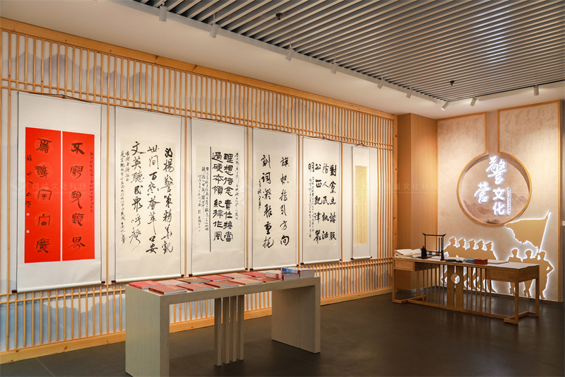警營(yíng)文化展廳設(shè)計(jì)-隴南公安局視聽(tīng)文化中心案例